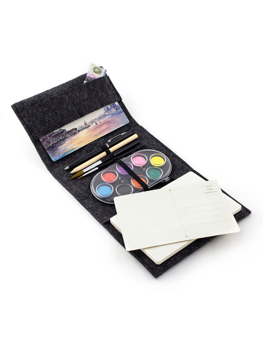 Three by Three Jotblock Travel Postcard Watercolor Set