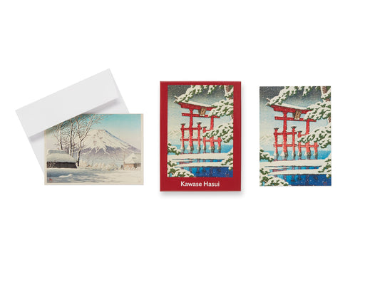 Kawase Hasui Winter Scenes Holiday Cards